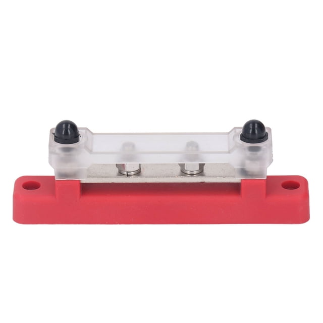 4 Terminal Bus Bar For Boat, 48V 150A Power Distribution Block, Ground Power Distribution Battery Junction Block With 2 Screw For Auto Truck RV Boat