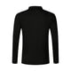 thumbnail image 4 of Blusa y camisa de manga larga con cuello vuelto para hombre, informal, lisa, de manga larga, deportiva, de poliéster, 4 of 6