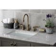 thumbnail image 2 of Kingston Brass KS2983DFL NuFrench Widespread Bathroom Faucet with Brass Pop-Up, Antique Brass, 2 of 8