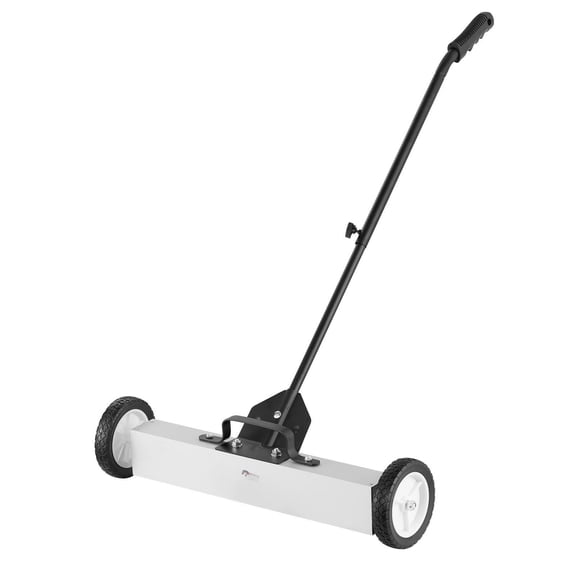 CAFORKP Rolling Magnetic Sweeper 50LBS, 24-Inch Wide Pickup for Garage & Lawn Cleanup