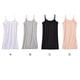thumbnail image 4 of Minnieouse Chaleco de Modal para mujer, cuello en U, piel agradable al desnudo, vestido deslizante, camisones con tirantes, ropa interior de talla grande Prendas para la parte del cuerpo Negro METRO Minnieouse AP011308-12B, 4 of 6
