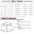 thumbnail image 3 of biudgviw Summer Shorts for Women Striped Elastic High Waisted Casual Shorts Comfortable Beach Vacation Shorts, 3 of 5