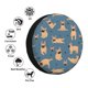 thumbnail image 4 of Fotbe French Bulldog Yoga Funda de Llanta de Repuesto con Estampado, Engrosada, Ajuste Universal para Jeep, Remolque, RV, SUV, Camión-16 inch, 4 of 6