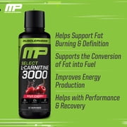 MusclePharm Select L-Carnitine 3000, Sour Cherry , 16 fl oz (480 ml)