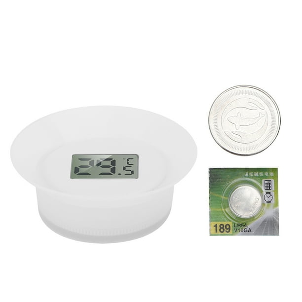 Termómetro para acuario, termómetro de agua con LCD, termómetro para pecera, termómetro LCD para acuario, eficiencia maximizada Jadeshay A