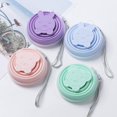 thumbnail image 2 of Tazas plegables, paquete de 4 cuencos de agua plegables, tazas de silicona portátiles plegables para actividades al aire libre, viajes, picnic, senderismo al aire libre, 2 of 5