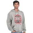 thumbnail image 5 of Ohio Retro Buckeye State Pride Emblem Zip Up Hoodie Men's Women's Brisco Brands S, 5 of 6
