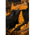 thumbnail image 2 of Jaynes Gallery 13x18 Black Ornate Wood Framed with Double Matting Museum Art Print Titled - USA-Colorado-Gunnison National Forest Sunrise on cliffs and forest in autumn, 2 of 4