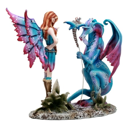 Ebros Amy Brown Mother Khaleesi Fairy Time Out Bad Dragon Figurine Fantasy Collectible