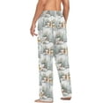 thumbnail image 6 of Top-kevin Animal Deer Winter Pajama Pants Men's Lounge Pants Straight-Fit Men Pajama Bottoms, 6 of 7