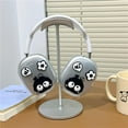 thumbnail image 3 of Cute Cartoon Case for AirPods Max Headphones,Clear Soft TPU Skin Anti-Scratch for Boys Girls,Transparent Accessories Protective Cover for AirPods Max (Dustbunny), 3 of 15