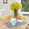 thumbnail image 5 of American Patriotic Stars Stripes Absorbent Dish Drying Mat,16 x 18 Inch Microfiber Kitchen Countertop Table Protector Multi-Purpose Counter Rack Sink Drainer Pad, 5 of 7