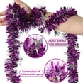 thumbnail image 5 of Halloween Tinsel Garland, Skull Bat Twist Garland Halllween Hanging Decorations  Indoor Outdoor Home Ornaments Party Supplies 6.56ft, 5 of 11