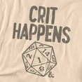 thumbnail image 2 of Dungeons And Dragons T-Shirt Crit Happens Unisex Graphic Tee for Men & Women, 2 of 7