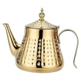 thumbnail image 2 of Té de acero inoxidable hervidor de té suelto té amante de té servidor de café servidor de agua caliente dispensador de agua caliente para restaurantes 1.1l, 2 of 8