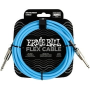 Ernie Ball Flex Instrument Cable Straight/Straight 10ft - Blue