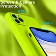 thumbnail image 5 of Designed for iPhone 11 Pro Max Case with Screen Protector - Enhanced Camera Cover -Soft Microfiber Lining -Silicone Shockproof Protective Phone Case 6.5" for Men Women Girls -Fluorescent Yellow, 5 of 14