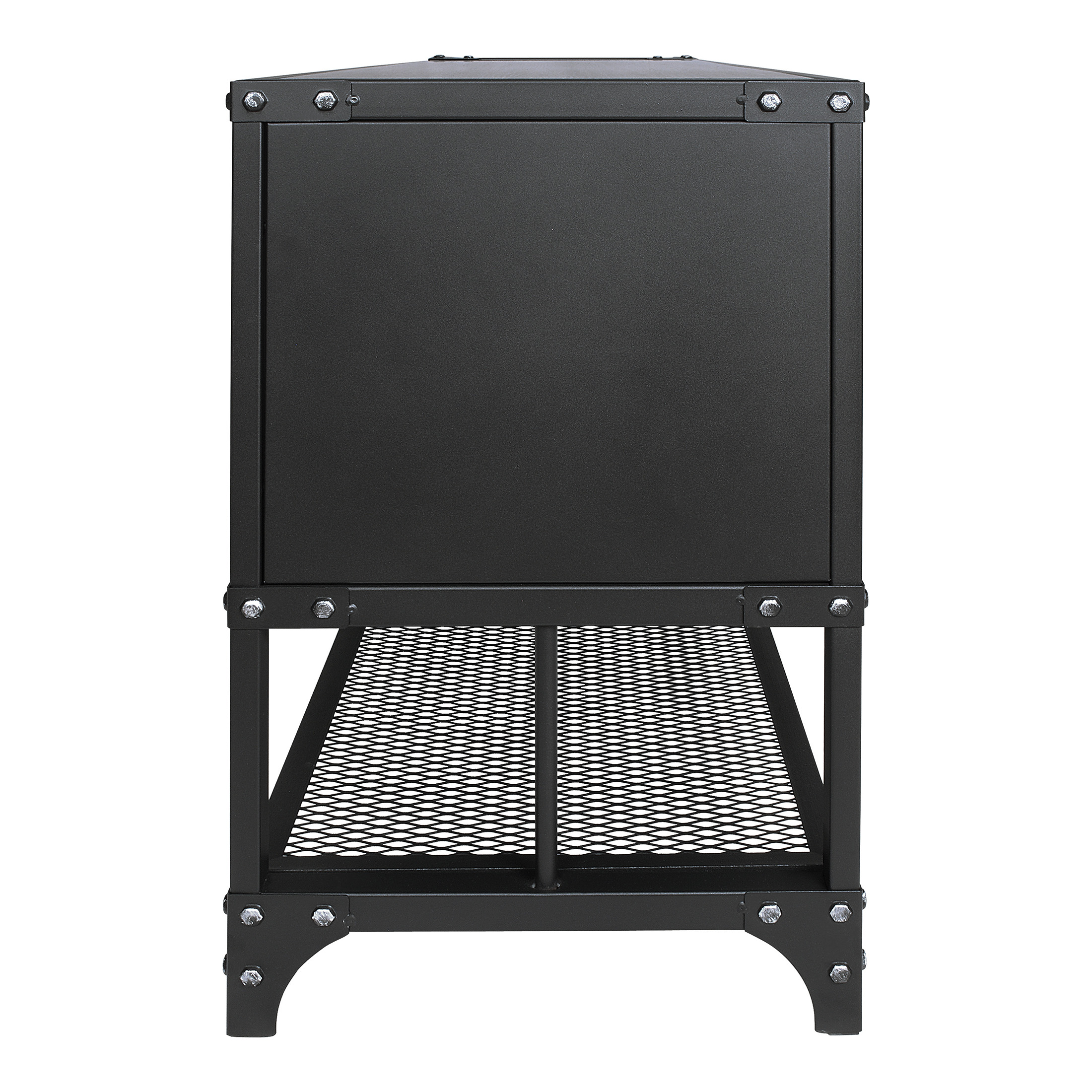 Furniture of America Asher TV Stand for TVs up to 76", Gray
