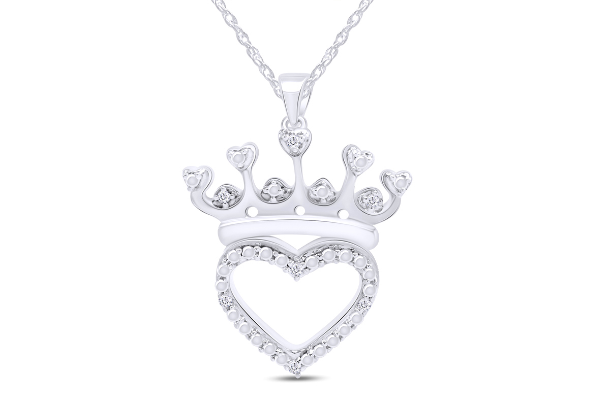 crown heart jewelry