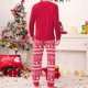 thumbnail image 5 of Familia rojo padre hijo vestido Casual árbol impreso cintura elástica ropa de dormir traje FLhrweasw Nuevo, 5 of 9