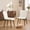 White, variant on L'AGRATY Modern Dining Chairs Set of 2, High Back PU Leather Upholstered Kitchen Chairs with Cushion - Heavy Duty Metal Legs for Dining Room, Restaurant, Cafe (Black)