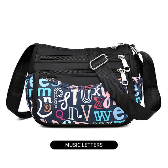 New Nylon Shoulder Crossbody Bag With Large Capacity And Multi Compartment Nylon Bag