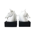 thumbnail image 4 of Sujetalibros decorativos de resina Strade Fareast Limited cabeza de caballo, 4 of 8