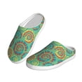 thumbnail image 2 of Lsque Colourful Tie Dye Pattern Womens Comfort Cotton on Scuff With Memory Foam and Anti-skid Sole Slipper-40/41, 2 of 7