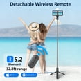 thumbnail image 4 of DAYBETTER Selfie Stick with LED Light & Wireless Remote Control, Portable Phone Tripod for Iphone/Android, 4 of 8