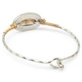 thumbnail image 3 of Mom You Are Loved Gold and Silver Tone One Size Fits Most Metal Bangle Clasp Bracelet, 3 of 3