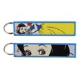 thumbnail image 1 of Disney Villains Maleficent Bordado Llave Fobs Llavero Motocicletas Coches Mochila Chaveiro Amigos Regalos, 1 of 4