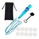thumbnail image 5 of Kazoo con bolsa de almacenamiento con cordón, instrumento musical para adultos, regalo de concierto azul, 5 of 9