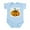 Sky Blue, variant on CafePress - Pumpkin Pi Infant Bodysuit - Baby Light Bodysuit, Size Newborn - 24 Months