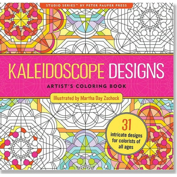 Kaleidoscope Adult Coloring Book, (Paperback)