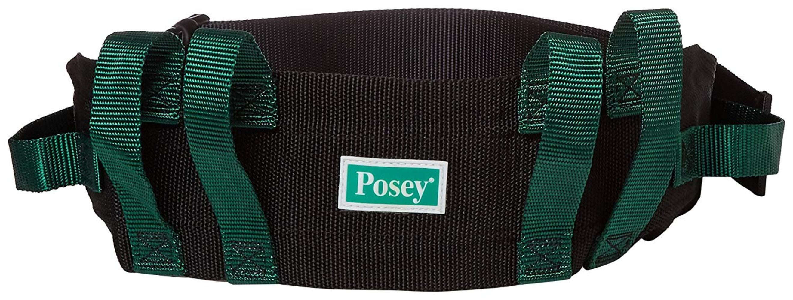 Posey Green Six Handle Nylon Gait Belt 6537Q, This Listing Is For QuickRelease Economy Transfer