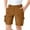 Khaki#9527, variant on Toddler Boys School Uniform Shorts Straight Leg Shorts for Boys Casual Solid Color Buttons Cozy Summer Shorts for Children