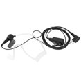 thumbnail image 2 of Mic Surveillance Kit, Private  Talkie Headset Clear Sound ABS  For  DLR1020 DLR1060 For Bars Hotels For Restaurants For Security Guard, 2 of 8