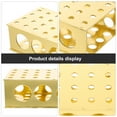 thumbnail image 4 of FUEENIRVA Lab Tube Holder Aluminum Golden Scientists Laboratory Work 1Pack, 4 of 6