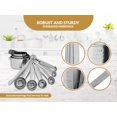thumbnail image 4 of BELLA COOKS Measuring Cup Set - Stainless Steel Measuring Spoons and Cups - Stackable and Hangable - Baking Measuring Cups - With Accurate Markings, 4 of 5