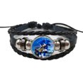 thumbnail image 5 of Pulsera de cuero trenzada de Sonic The Hedgehog con diseño de dibujos animados, juego Time Gem Bead, pulsera para mujer, accesorios de moda, 5 of 5