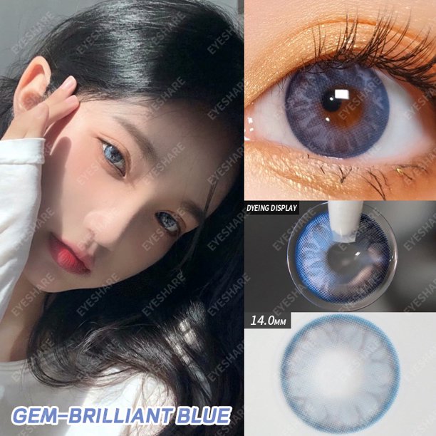 EYESHARE Lentes De Contacto De Color Para Ojos 1 Par De Accesorios De Anime Cosplay Anual Ues Halloween Contactos Gao Jinjia unisex
