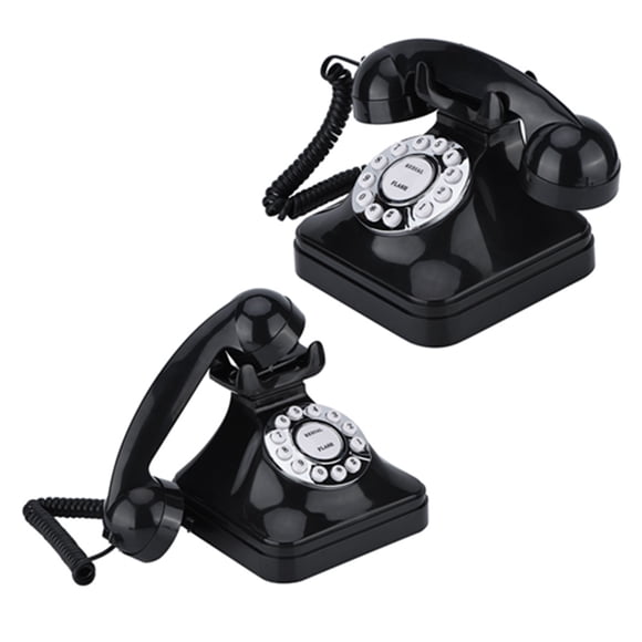 Teléfono Vintage, Teléfono Residencial Retro Multifuncio Con Timbre Tradicional, pedestal antideslizante ideal para decoración