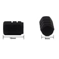 thumbnail image 3 of Xotic Tech 4pcs Black Car Bike Wheel Tire Valve Stem Caps Dust Cover Alloy Universal Fit 2, 3 of 7