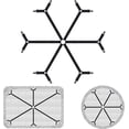 thumbnail image 4 of 2 uds correas de soporte para sábanas, pinzas para sábanas entrecruzadas ajustables banda elástica sábana ajustable sujetar tirantes pinzas, 4 of 5
