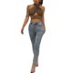 thumbnail image 5 of TxlixcChaleco de verano femenino, cuello de tirante cruzado de color sólido sin espalda, para niñas, 4 colores Txlixc  moda, 5 of 8