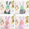 thumbnail image 5 of Easter Gnomes Decorations - 2 PCS Plush Bunny Handmade Swedish Doll Rabbit Gifts for Home Spring Decor Summer Gnome, Household Ornaments, 5 of 5