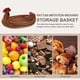 thumbnail image 2 of Household Rattan Basket Fruit Vegetable Storage Basket Open Design Basket, 2 of 3