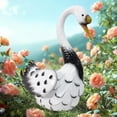 thumbnail image 2 of White Swan Statue Garden Decor for Outside,Bird Garden Statues for Outdoor Decor, Goose Decorative Metal Animal Ornaments Yard Art for Lawn, Patio, Porch, Pool, 2 of 6