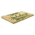 thumbnail image 1 of Entryways Basics 2236S Happy Holidays Handwoven Coconut Fiber Doormat - Green & Red, 1 of 1