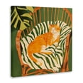 thumbnail image 2 of Stupell Industries Eclectic Orange Cat in Rattan Chair Canvas Art, 24 x 24, by Walker Noble, 2 of 8